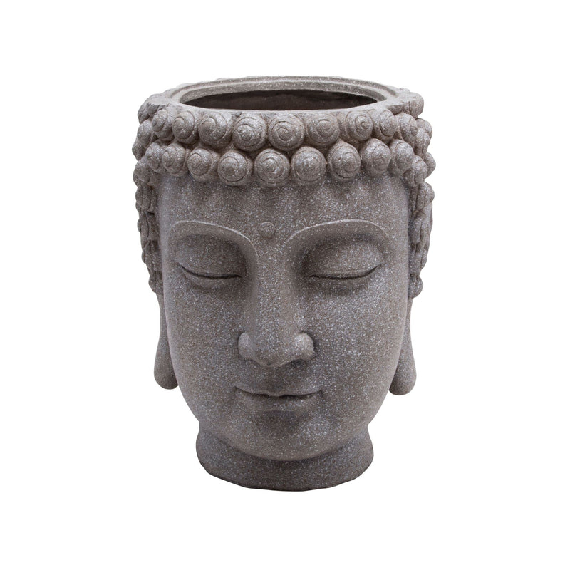 gray-buddha-head-planter-1