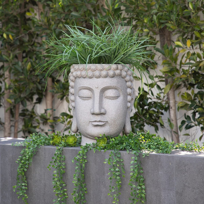 gray-buddha-head-planter-11