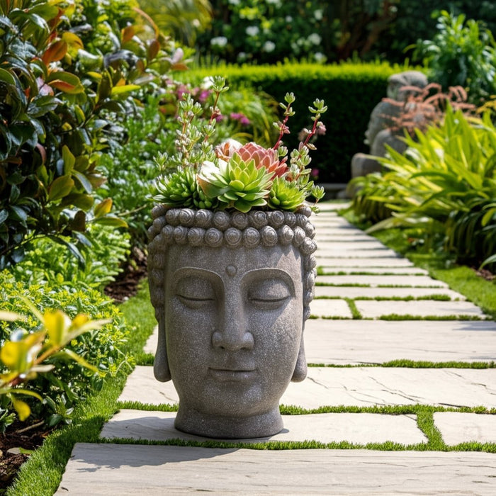 gray-buddha-head-planter-14
