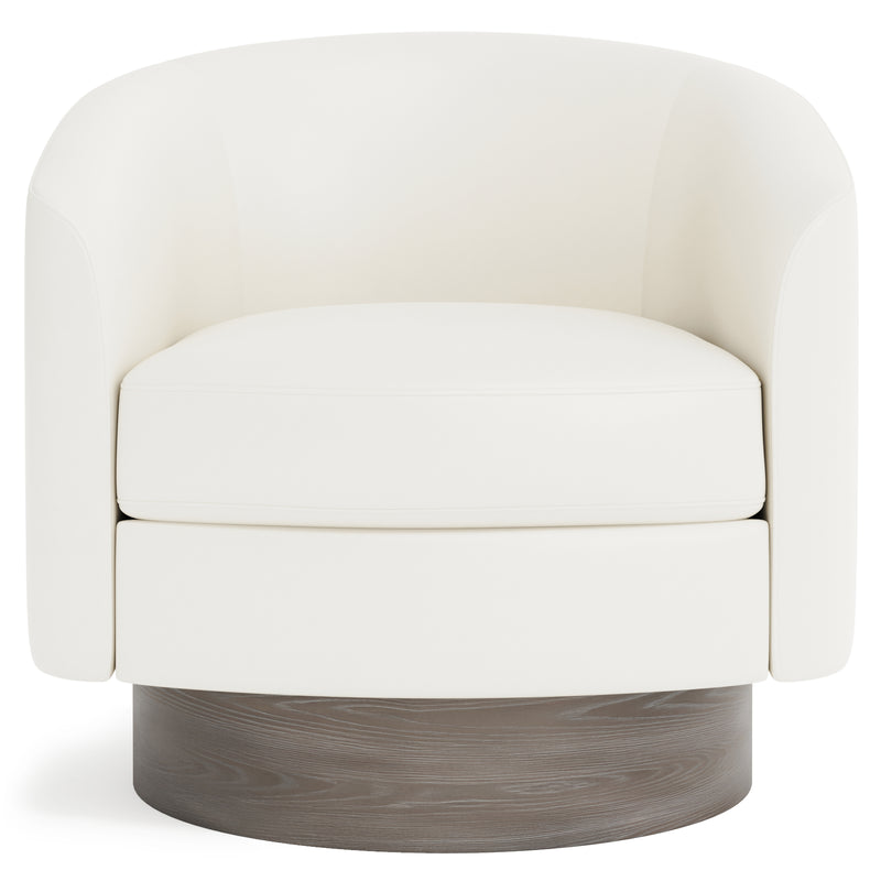 Camino Leather Swivel Chair - Furniture City (CA)l