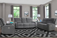 Parker Living Polaris - Bizmark Grey Power Reclining Sofa Loveseat and Recliner