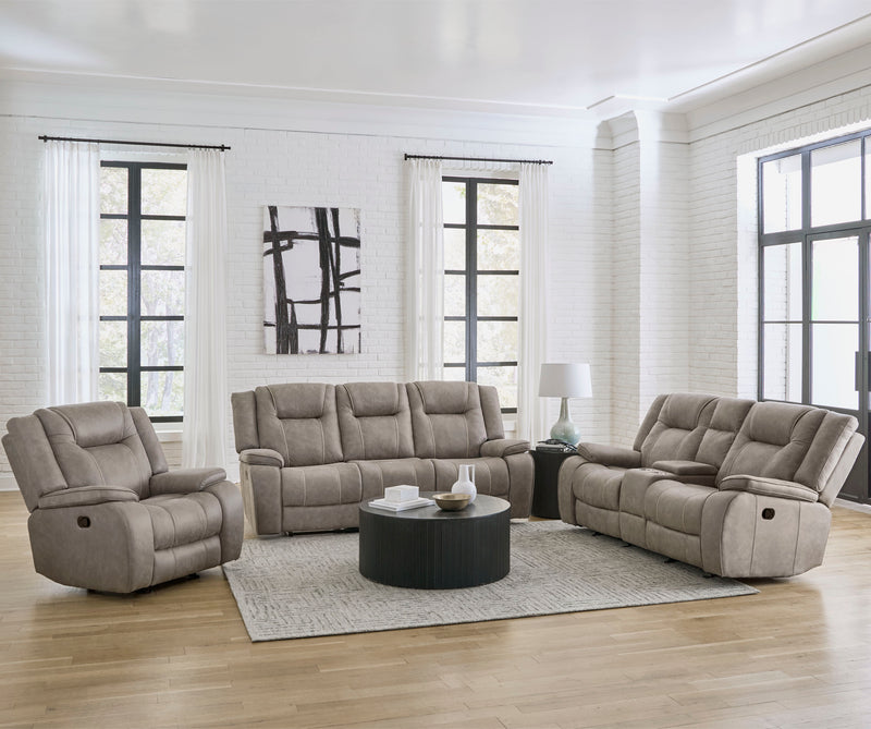 Parker Living Blake - Desert Taupe Reclining Console Loveseat