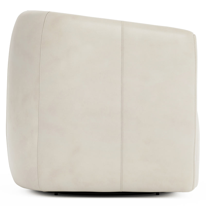 Aline Leather Swivel Chair - Furniture City (CA)l