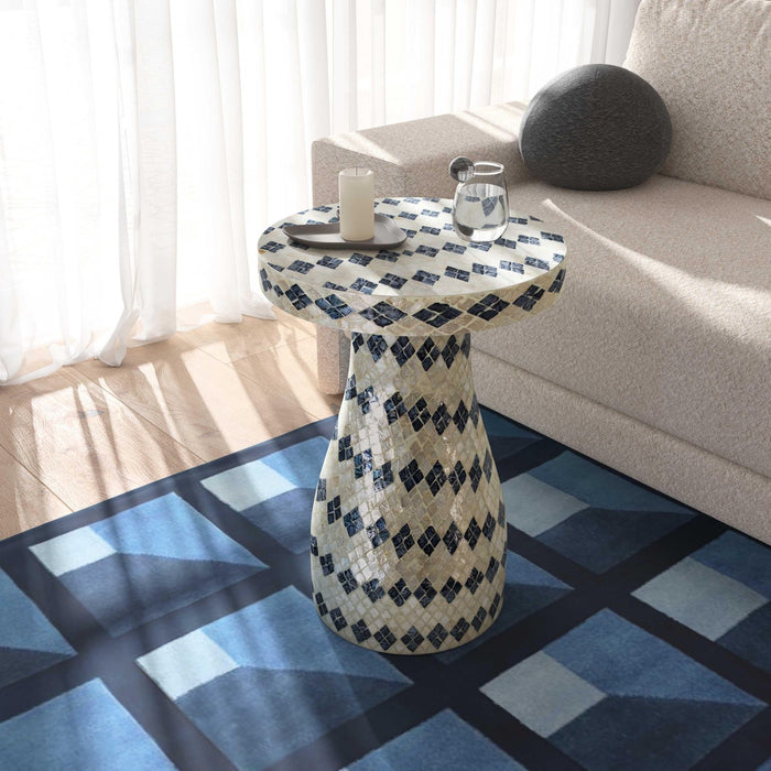 halio-cream-blue-checkered-shell-side-table-2