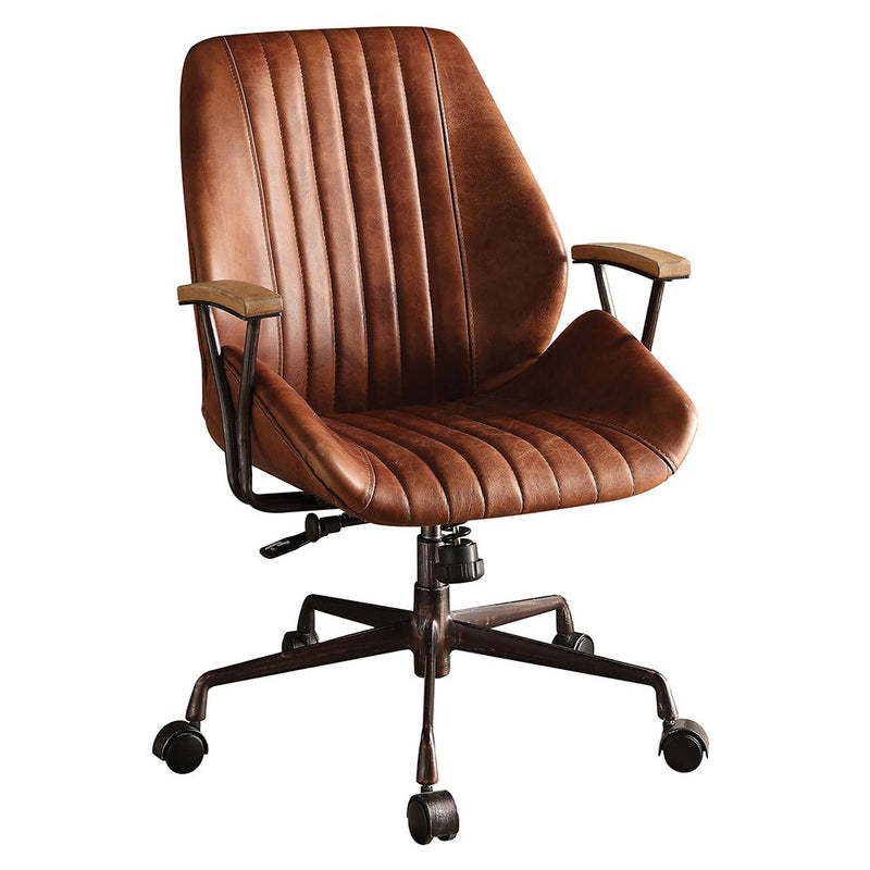 hamilton-cocoa-top-grain-leather-swivel-office-chair-2