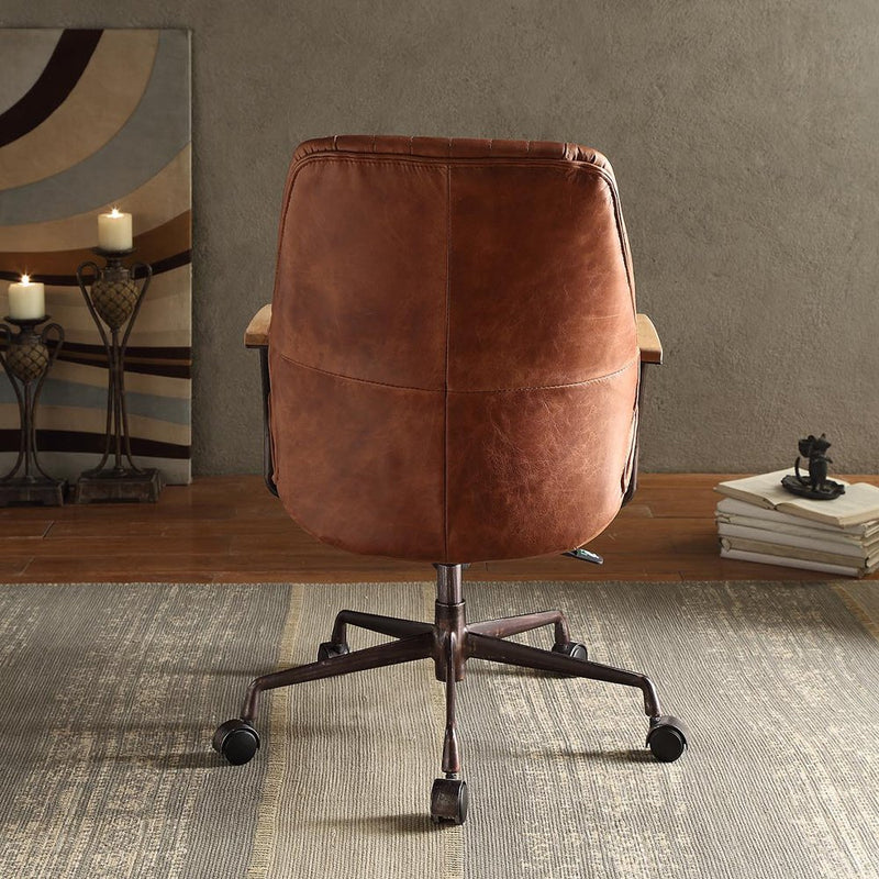 hamilton-cocoa-top-grain-leather-swivel-office-chair-5