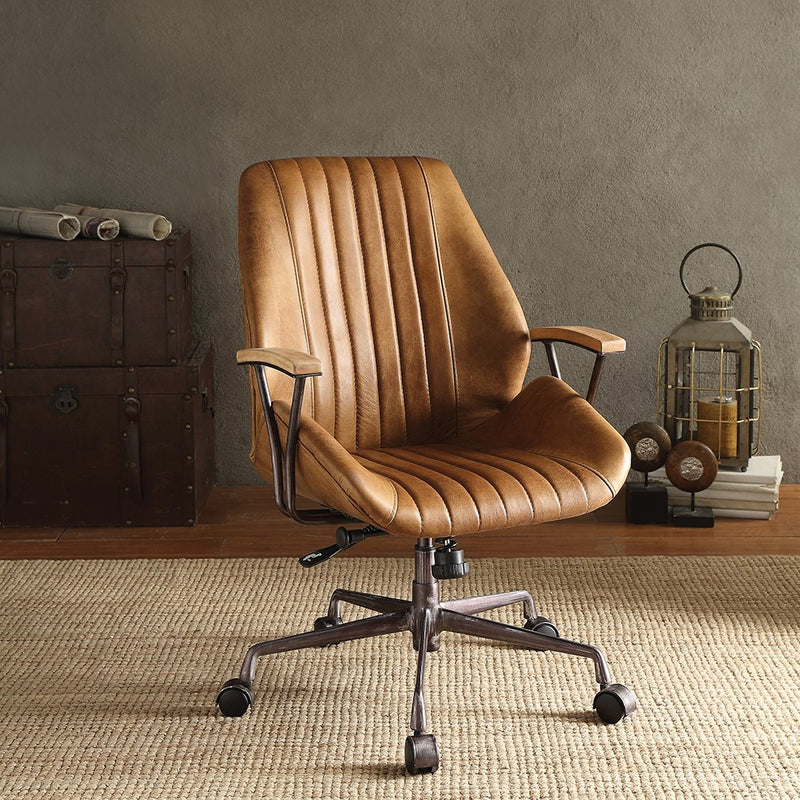 hamilton-coffee-top-grain-leather-swivel-office-chair-1