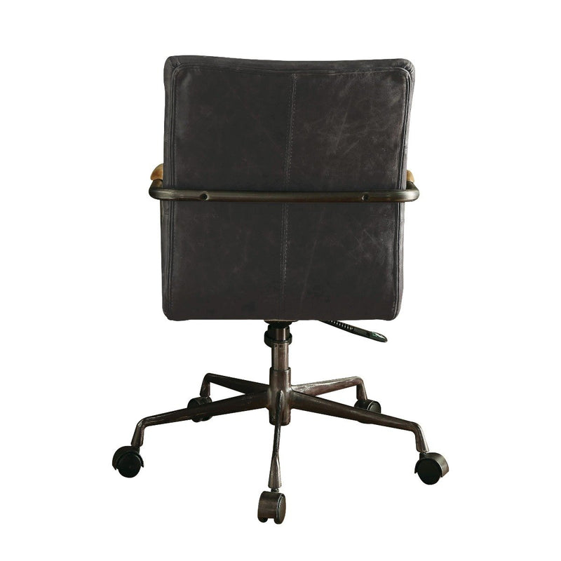 harith-antique-slate-top-grain-leather-swivel-office-chair-2