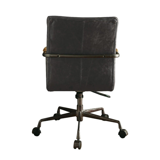 harith-antique-slate-top-grain-leather-swivel-office-chair-2