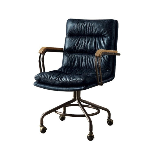 harith-vintage-blue-top-grain-leather-swivel-office-chair-1
