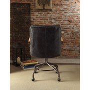 harith-vintage-blue-top-grain-leather-swivel-office-chair-4