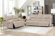 Parker Living Whitman - Verona Linen - Powered By Freemotion Power Reclining Sofa and Loveseat