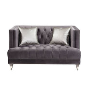 hegio-gray-velvet-loveseat-w-2-pillows-2