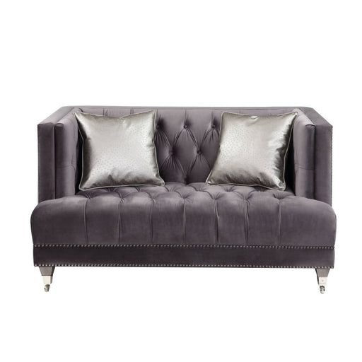 hegio-gray-velvet-loveseat-w-2-pillows-2