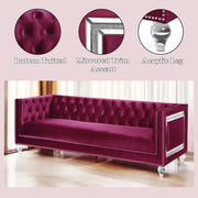 heibero-burgundy-velvet-sofa-w-2-pillows-6
