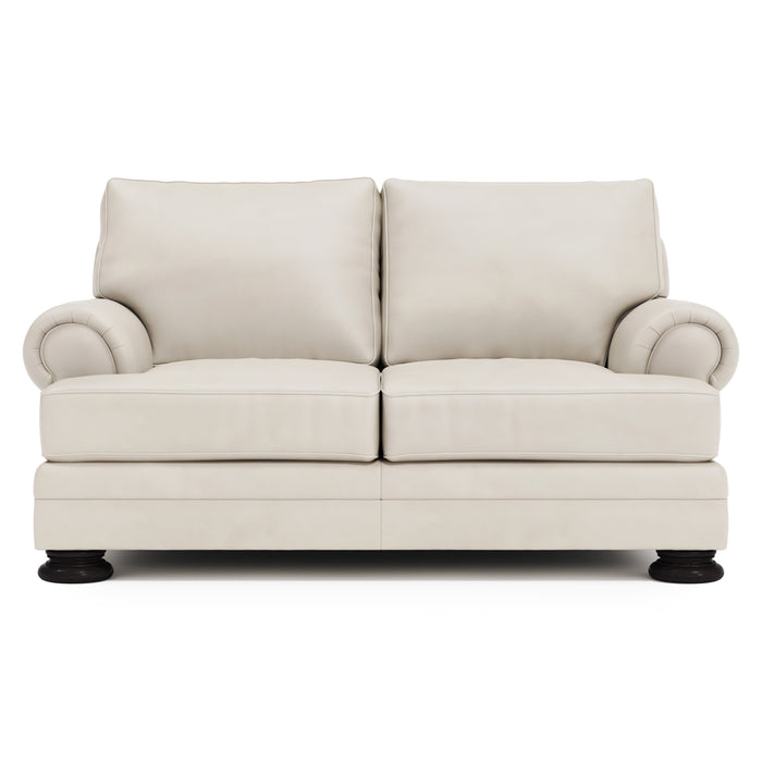 Foster Leather Loveseat - Furniture City (CA)l