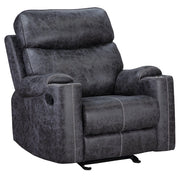 hirah-dark-gray-polished-microfiber-motion-glider-recliner-2
