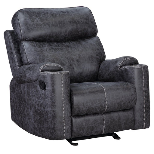 hirah-dark-gray-polished-microfiber-motion-glider-recliner-2