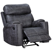 hirah-dark-gray-polished-microfiber-motion-glider-recliner-3