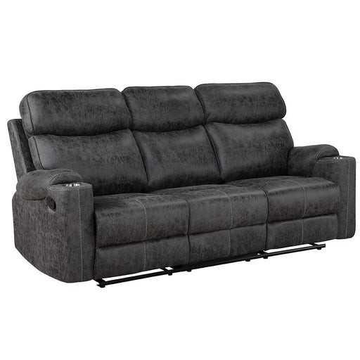 hirah-dark-gray-polished-microfiber-motion-sofa-2