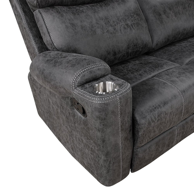 hirah-dark-gray-polished-microfiber-motion-sofa-5