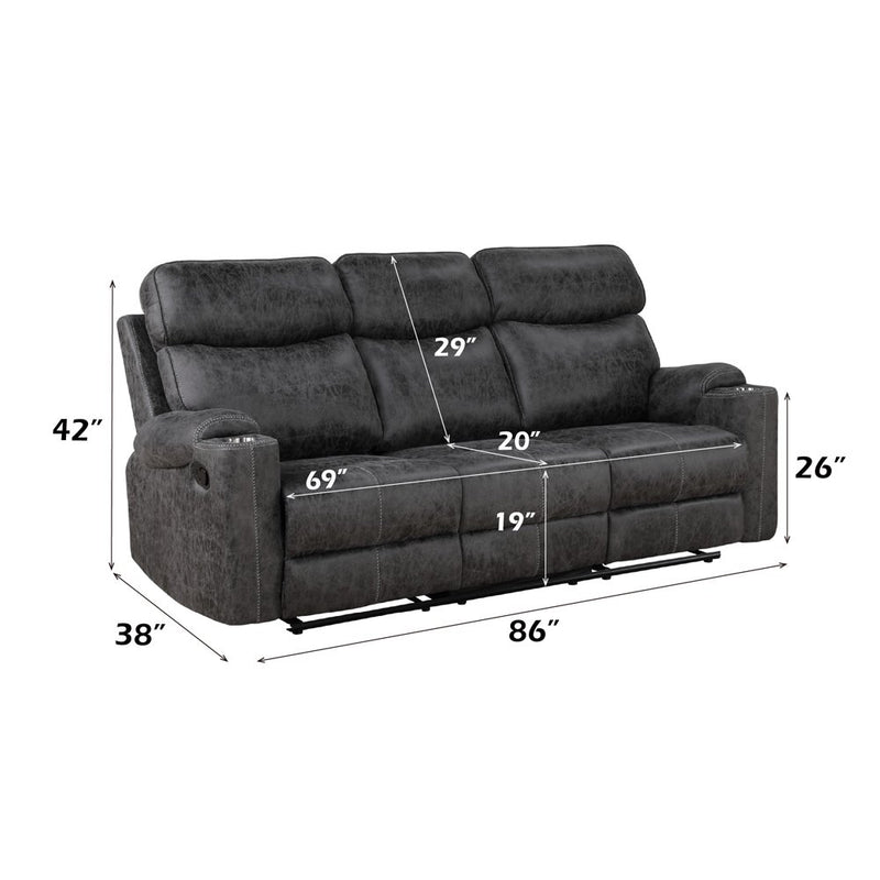 hirah-dark-gray-polished-microfiber-motion-sofa-8