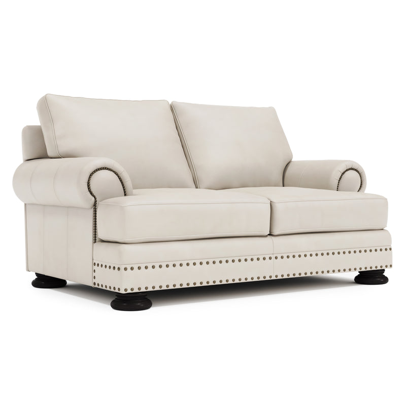 Foster Leather Loveseat