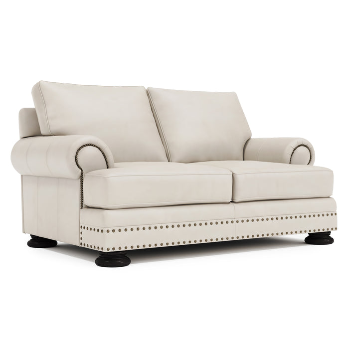 Foster Leather Loveseat - Furniture City (CA)l