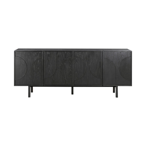 holland-4-door-sideboard-buffet-in-black-brushed-oak-wood-1