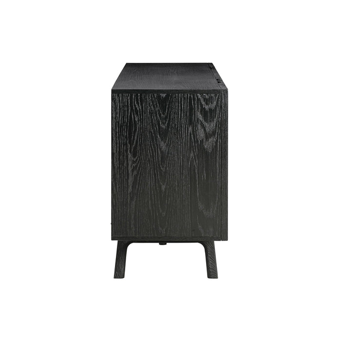 holland-4-door-sideboard-buffet-in-black-brushed-oak-wood-4