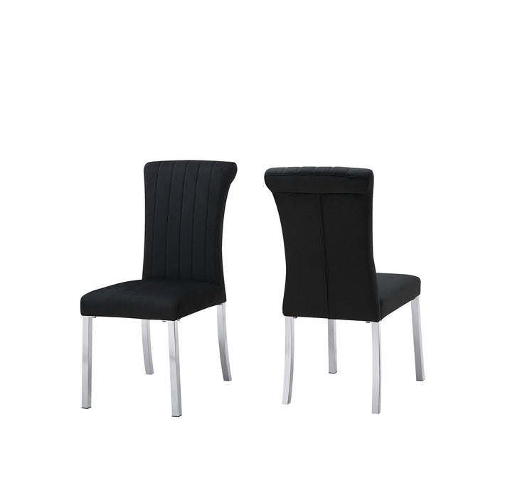 holstebro-black-side-chair-2-ctn-silver-frame-3