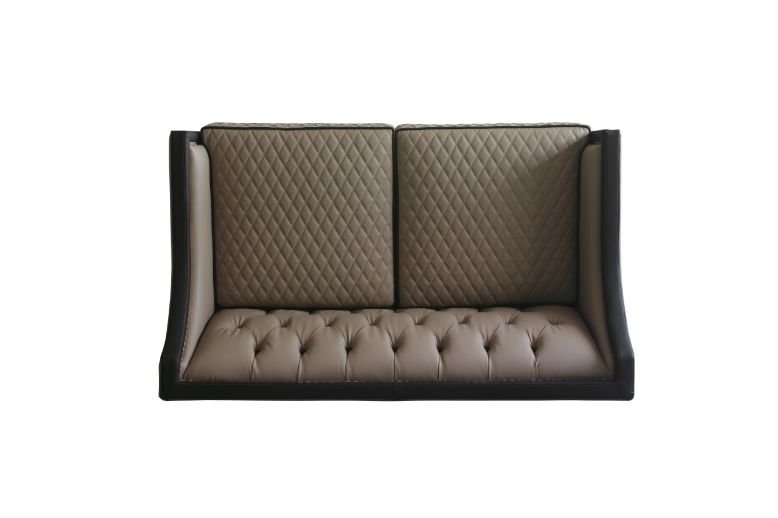 house-beatrice-tan-leatherette-black-leatherette-charcoal-finish-loveseat-w-3-pillows-5