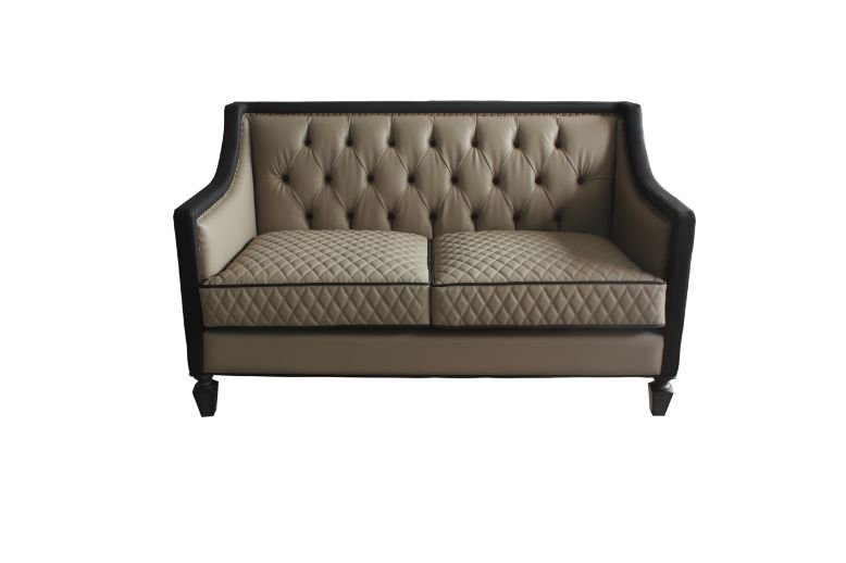 house-beatrice-tan-leatherette-black-leatherette-charcoal-finish-loveseat-w-3-pillows-8