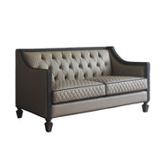house-beatrice-tan-leatherette-black-leatherette-charcoal-finish-loveseat-w-3-pillows-9