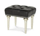 AICO Hollywood Swank Vanity Bench in Platinum 03804-05 image