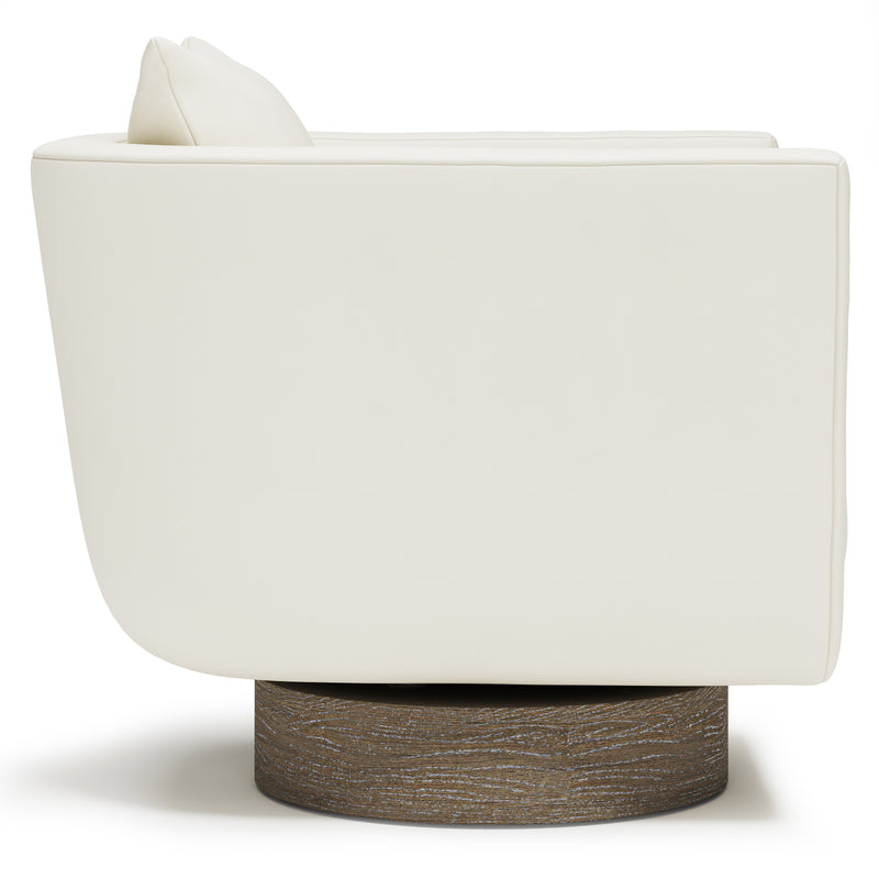 Gemma Leather Swivel Chair - Furniture City (CA)l