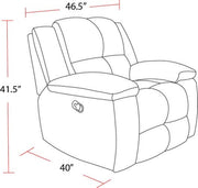 Parker Living Buster - Opal Taupe Recliner Two Pack