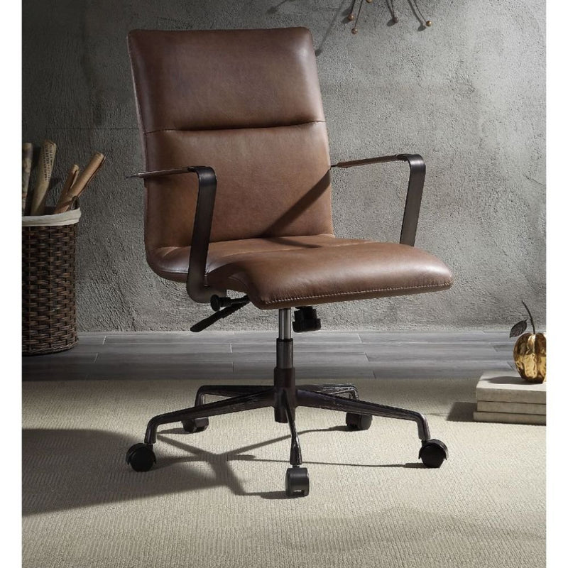 indra-vintage-chocolate-top-grain-leather-swivel-office-chair-1
