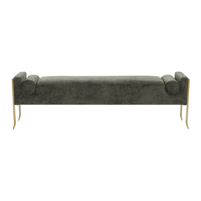 ines-green-textured-velvet-bench-3