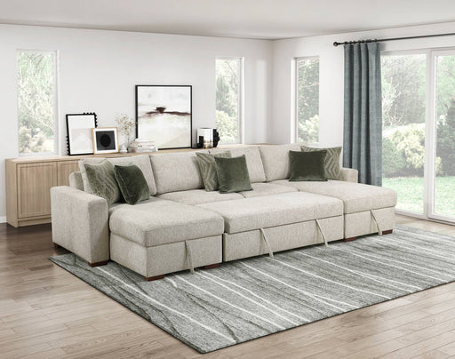 isla-sage-sand-4-3-piece-sectional-with-reversible-chaises-pull-out-bed-and-hidden-storage-click-motion-back-2