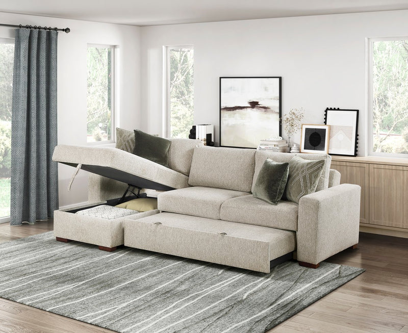 isla-sage-sand-convertible-armless-2-seater-with-pull-out-bed-and-click-motion-back-3