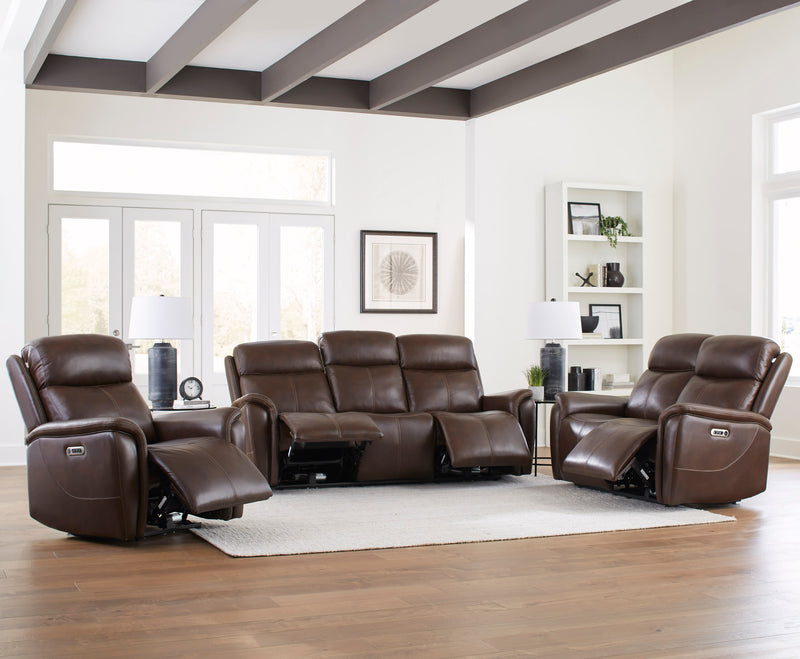 Parker Living Cascade - Auburn Power Reclining Sofa Loveseat and Recliner