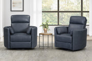parker-living-radius-vintage-navy-swivel-power-glider-recliner-two-pack-1