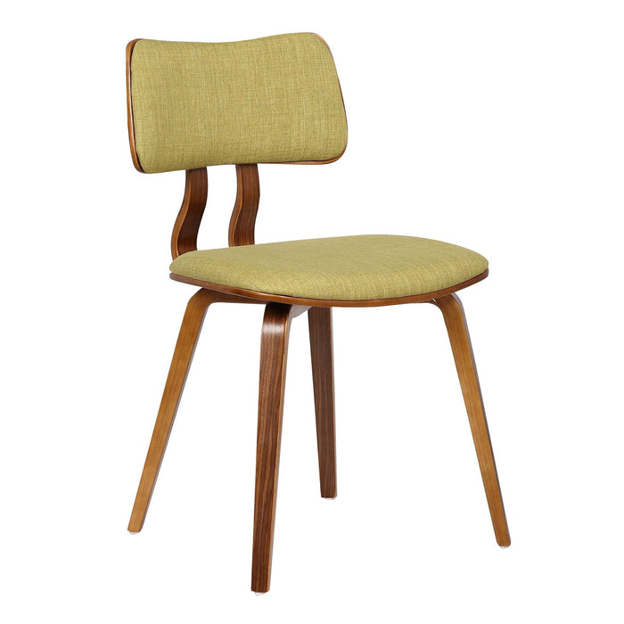 jaguar-mid-century-dining-chair-in-walnut-wood-and-green-fabric-1