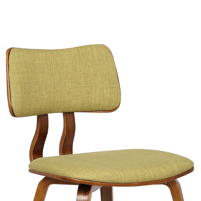 jaguar-mid-century-dining-chair-in-walnut-wood-and-green-fabric-5