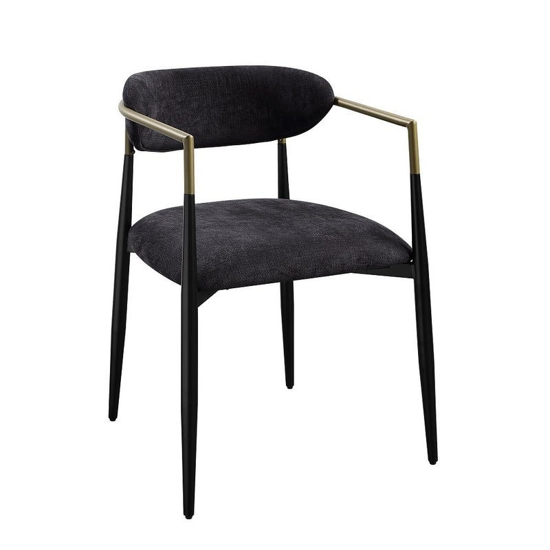 jaramillo-black-chenille-black-arm-chair-set-2-all-kd-1
