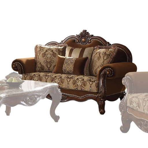 jardena-fabric-cherry-oak-loveseat-w-4-pillows-same-lv01592-1