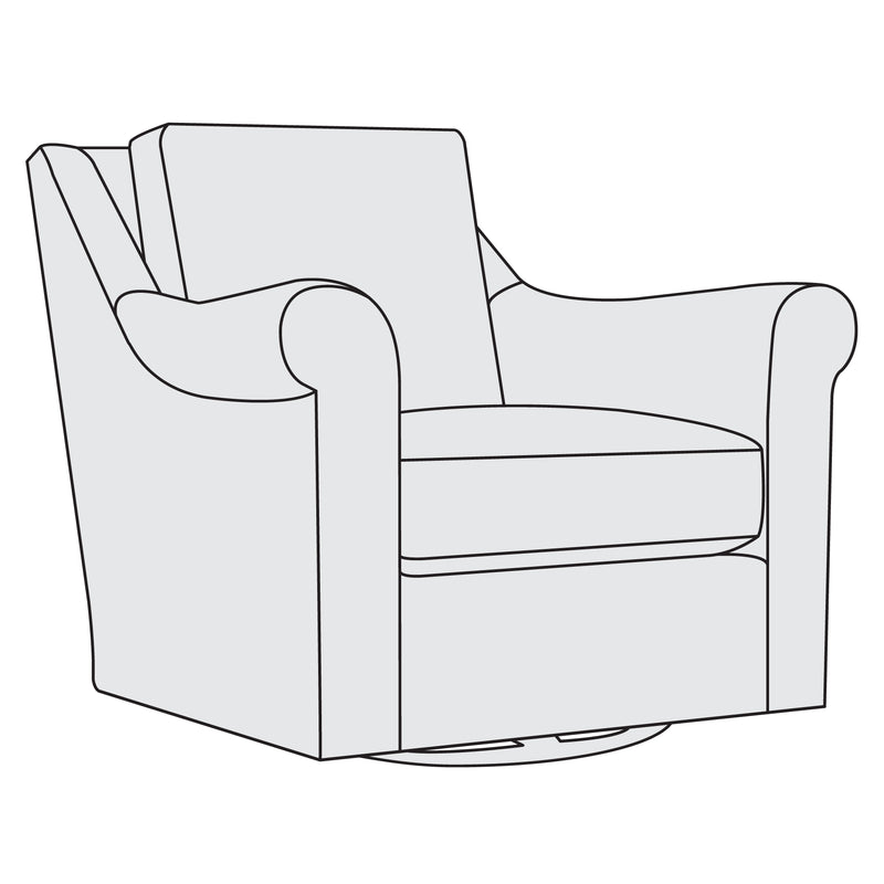 Keirnan Fabric Swivel Chair