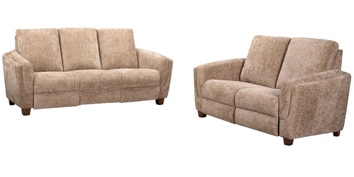 Parker Living Morehead - Biscotti Power Reclining Sofa and Loveseat