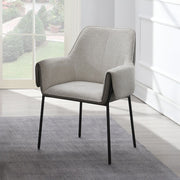 jirina-beige-chenille-black-arm-chair-set-2-1